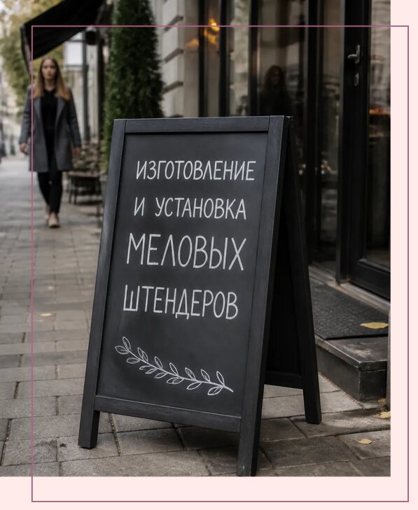 Меловые штендеры в Рузаевке по цене от 6739 р. | Аванза-Рзв